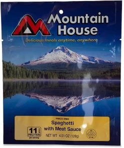 Mountain House Spaghetti With Meat Sauce -Freedom Camping Store 1000 486