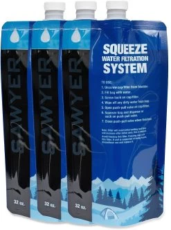 Sawyer Water Filter Squeeze Pouch -Freedom Camping Store 1000 7