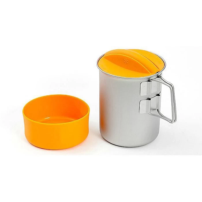 Snow Peak Hybrid Summit Solo Titanium Cookset 4 Snow Peak Hybrid Summit Solo Titanium Cookset - Image 2