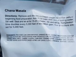 Backpacker's Pantry Chana Masala -Freedom Camping Store 20170212 121031