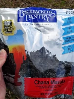 Backpacker's Pantry Chana Masala -Freedom Camping Store 20170212 121049