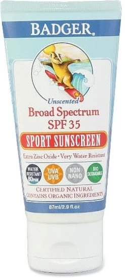 Badger Sport Broad Spectrum SPF 35 Sunscreen -Freedom Camping Store 553 1