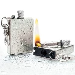 BudK Waterproof Permanent Match Survival Lighter