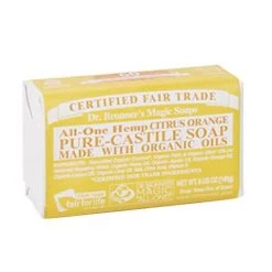 Dr. Bronner Eucalyptus Organic Bar Soap -Freedom Camping Store BRONNERBAR CITRUS