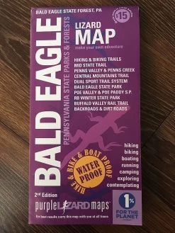 Purple Lizard Maps Bald Eagle State Forest Map -Freedom Camping Store IMG 1099 1