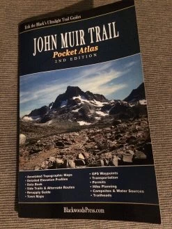 Blackwoods Press John Muir Trail Pocket Atlas -Freedom Camping Store IMG 3002 1