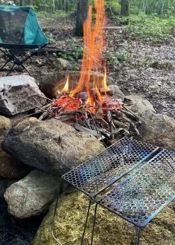 Vargo Titanium BiFold Grill -Freedom Camping Store IMG 4666