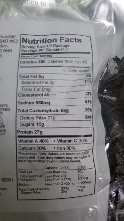 Backpacker's Pantry Santa Fe Chicken -Freedom Camping Store P1010726