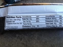 Clif Builder's MAX -Freedom Camping Store calories