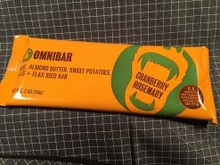 Omnibar Energy Bar -Freedom Camping Store cranberry rosemary front