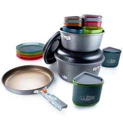 GSI Outdoors Pinnacle Camper Cookset 12 GSI Outdoors Pinnacle Camper Cookset -Freedom Camping Store gsi outdoors pinnacle camper set