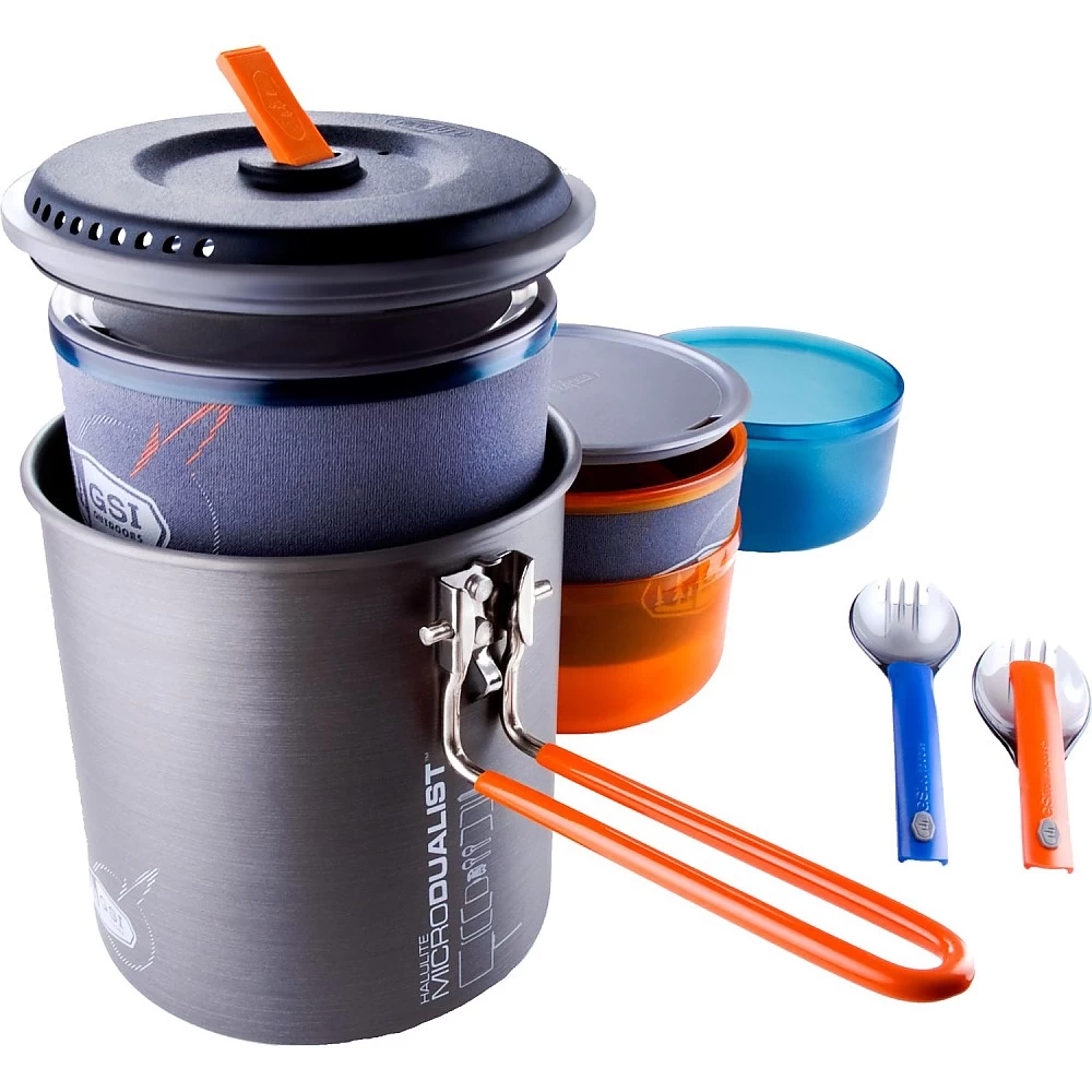 GSI Outdoors Halulite Microdualist Cookset 4 GSI Outdoors Halulite Microdualist Cookset - Image 2