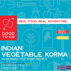 Good To-Go Indian Vegetable Korma -Freedom Camping Store l117593