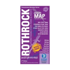 Purple Lizard Maps Rothrock State Forest Trail Map -Freedom Camping Store l187812
