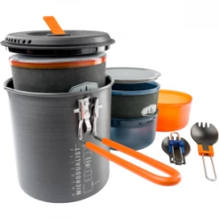 GSI Outdoors Halulite Microdualist Cookset 19 GSI Outdoors Halulite Microdualist Cookset -Freedom Camping Store l204713