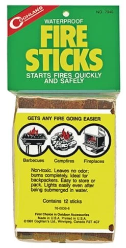 Coghlan's Waterproof Fire Sticks -Freedom Camping Store opplanet coghlans fire sticks 7940