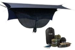 Eagles Nest Outfitters OneLink DoubleNest -Freedom Camping Store opplanet eno one link w doublenest hammock onlk dh black khaki