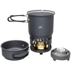Esbit Alcohol Stove & Trekking Cookset CS985HA -Freedom Camping Store opplanet esbit alcohol burner cookset e cs985ha