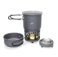 Esbit Alcohol Stove & Trekking Cookset CS985HA -Freedom Camping Store opplanet esbit alcohol burner trekking cookset aaadcd