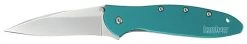 Kershaw Leek -Freedom Camping Store opplanet kershaw leek teal aluminum handle bead blast plain k1660teal ksw kn k1660teal main