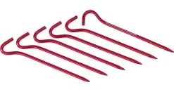 MSR Hook Tent Stakes -Freedom Camping Store opplanet msr hook stake red 5812 main