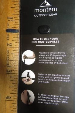 Montem Ultra Strong Trekking Poles -Freedom Camping Store pole test 5