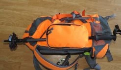 Tubbs 3-Part Snowshoe Poles -Freedom Camping Store poles on pack