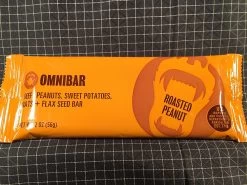 Omnibar Energy Bar -Freedom Camping Store roasted peanut front
