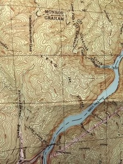 MyTopo Waterproof Topo Map Tapoco -Freedom Camping Store topo map